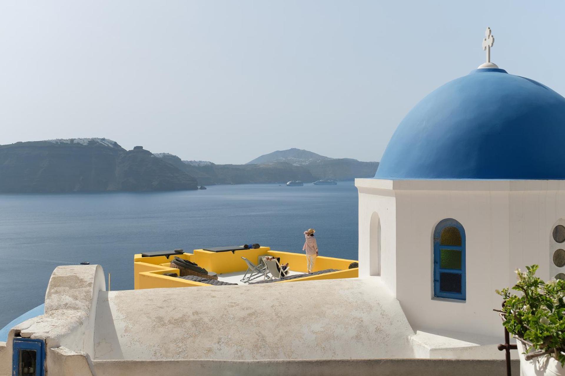 Ilivatos - Elegant Villa On The Caldera'S Edge Oía Eksteriør billede
