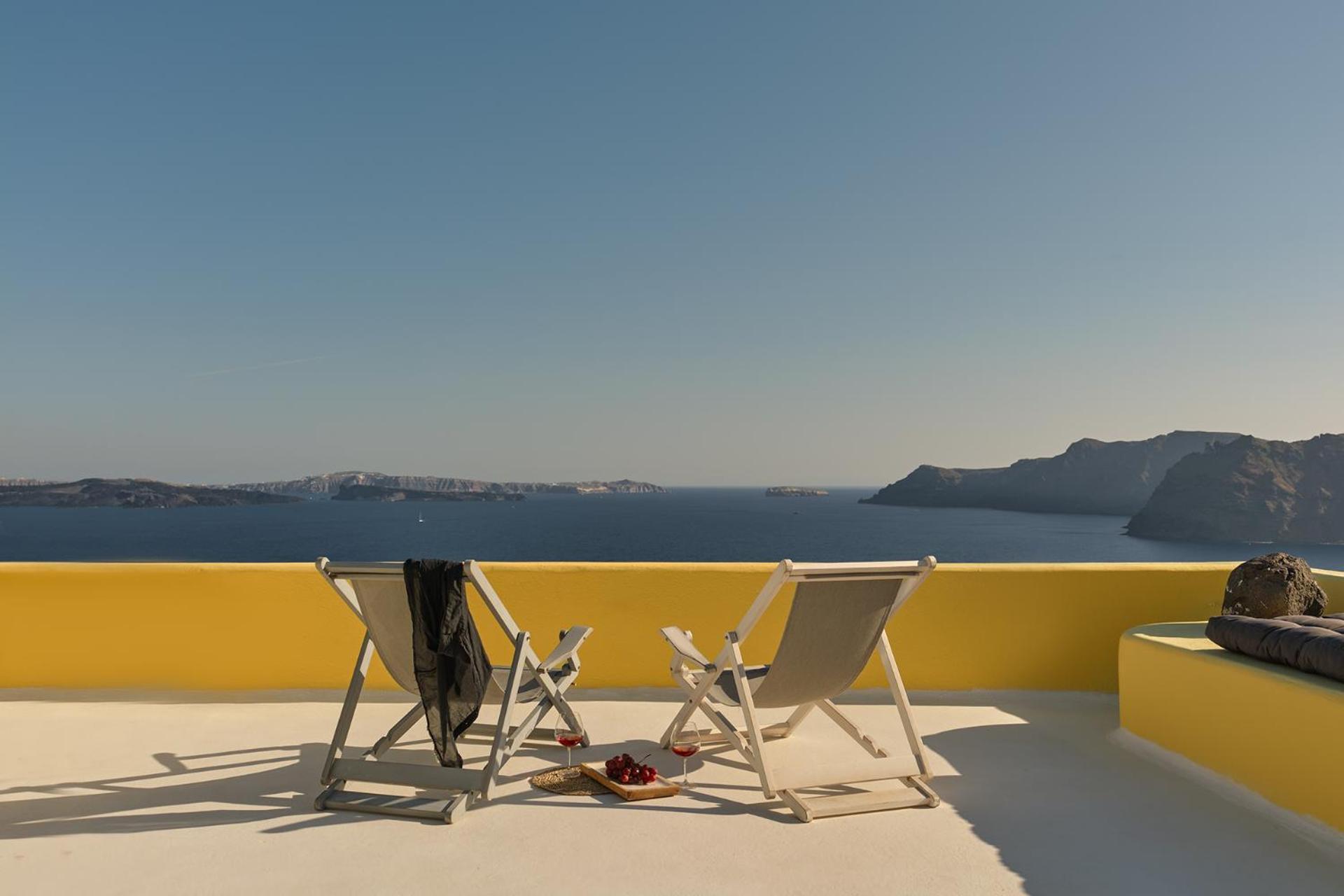 Ilivatos - Elegant Villa On The Caldera'S Edge Oía Eksteriør billede